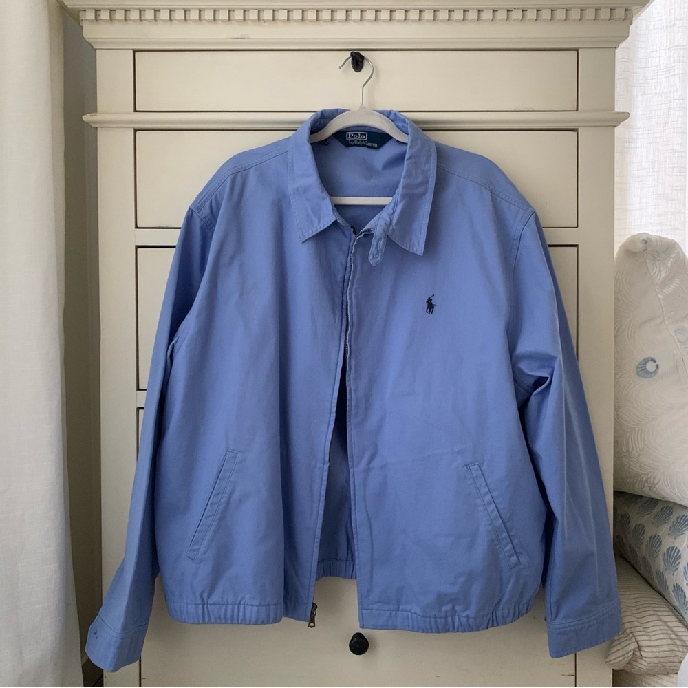 Ralph Lauren Blue Bomber Jacket - Picture 6 of 11